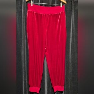 New York & Company Vibrant Red Joggers